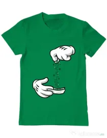 Tricou ADLER barbat Magic sparkles Verde mediu
