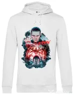 Hoodie barbat cu gluga Bitchin Alb