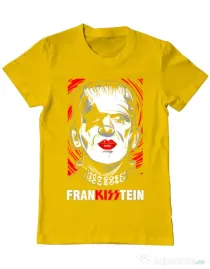 Tricou ADLER barbat FRANKISSTEIN Galben