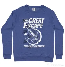 Bluza ADLER barbat The Great Escape Albastru melanj