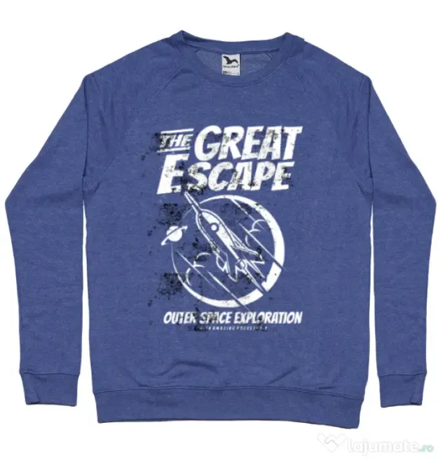 Bluza ADLER barbat The Great Escape Albastru melanj