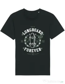 Tricou STANLEY STELLA barbat Long Board Forever Negru