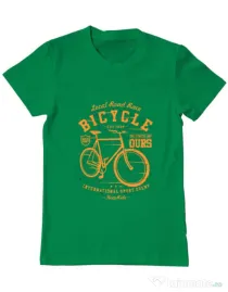 Tricou ADLER barbat Bicycle Verde mediu