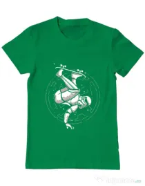 Tricou ADLER barbat Skatetrooper Verde mediu