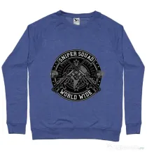 Bluza ADLER barbat Sniper Squad Albastru melanj