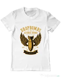 Tricou ADLER barbat Dropbombs Alb