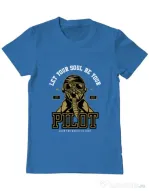 Tricou ADLER barbat Let Your Soul Be Your Pilot Albastru azuriu