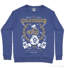 Bluza ADLER barbat Gold Digger Albastru melanj