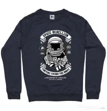 Bluza ADLER barbat Space Rebellion Denim inchis