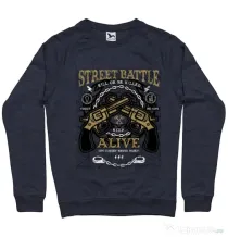 Bluza ADLER barbat Street Battle Denim inchis