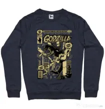 Bluza ADLER barbat Godzilla Denim inchis
