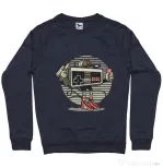 Bluza ADLER barbat Let's Play Denim inchis