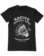 Tricou ADLER barbat Native Trooper Negru