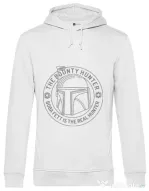 Hoodie barbat cu gluga Bounty Hunter Alb