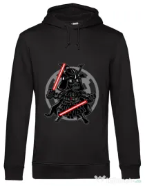 Hoodie barbat cu gluga Darkside Samurai Negru