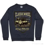Bluza ADLER barbat Classic Wheel Denim inchis