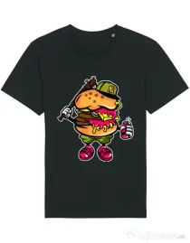 Tricou STANLEY STELLA barbat Bastard burger Negru