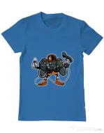 Tricou ADLER barbat Lets play Albastru azuriu