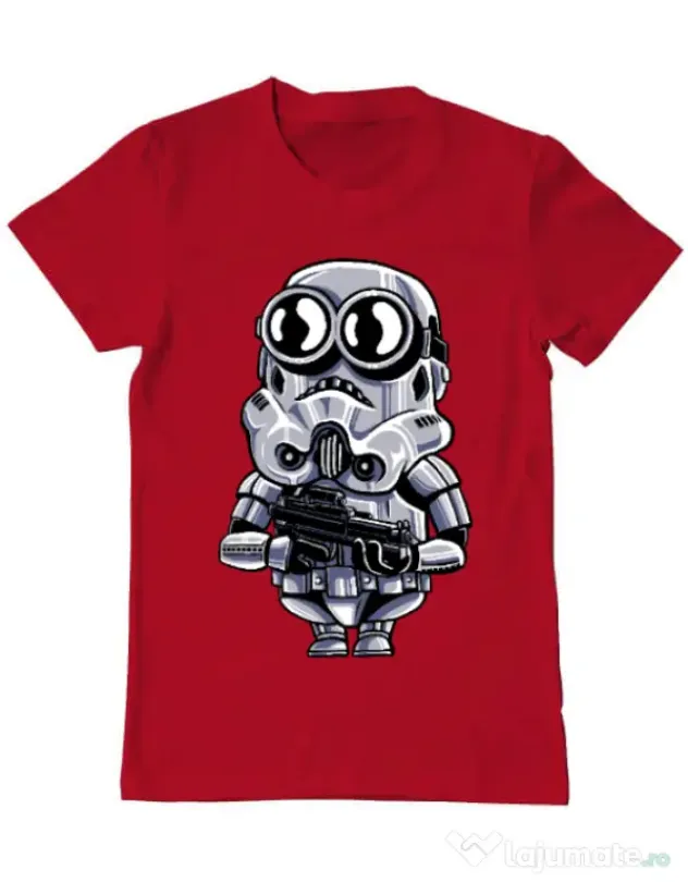 Tricou ADLER barbat Minion trooper Rosu