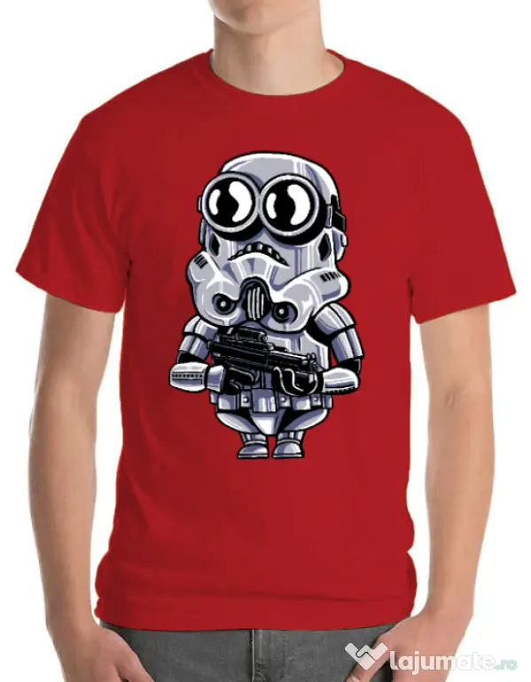 Tricou ADLER barbat Minion trooper Rosu