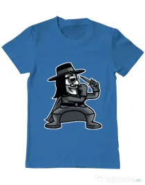 Tricou ADLER barbat Fighting Vendetta Albastru azuriu