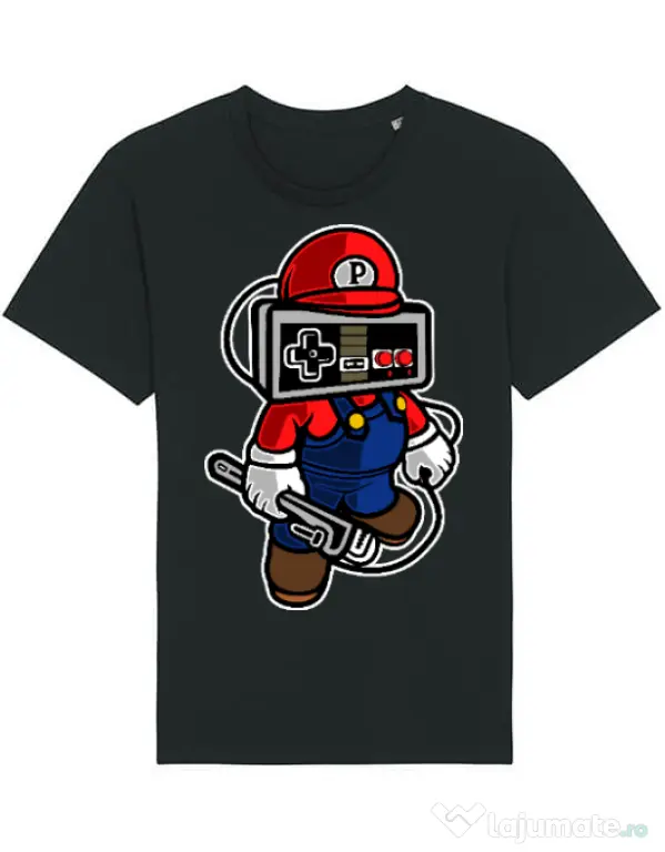 Tricou STANLEY STELLA barbat Player head Negru