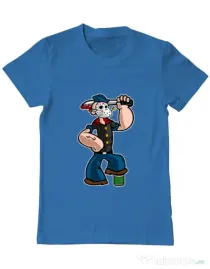 Tricou ADLER barbat Sailor Mass Murderer Albastru azuriu