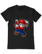 Tricou ADLER barbat Mario Massacre Negru
