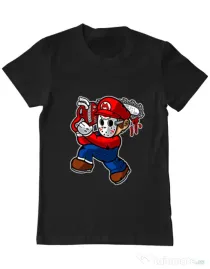 Tricou ADLER barbat Mario Massacre Negru
