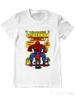 Tricou ADLER barbat The Amazing Spiderman Alb