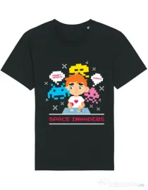 Tricou STANLEY STELLA barbat Space Invader Negru