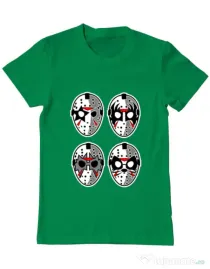 Tricou ADLER barbat Jason Rock Faces Verde mediu