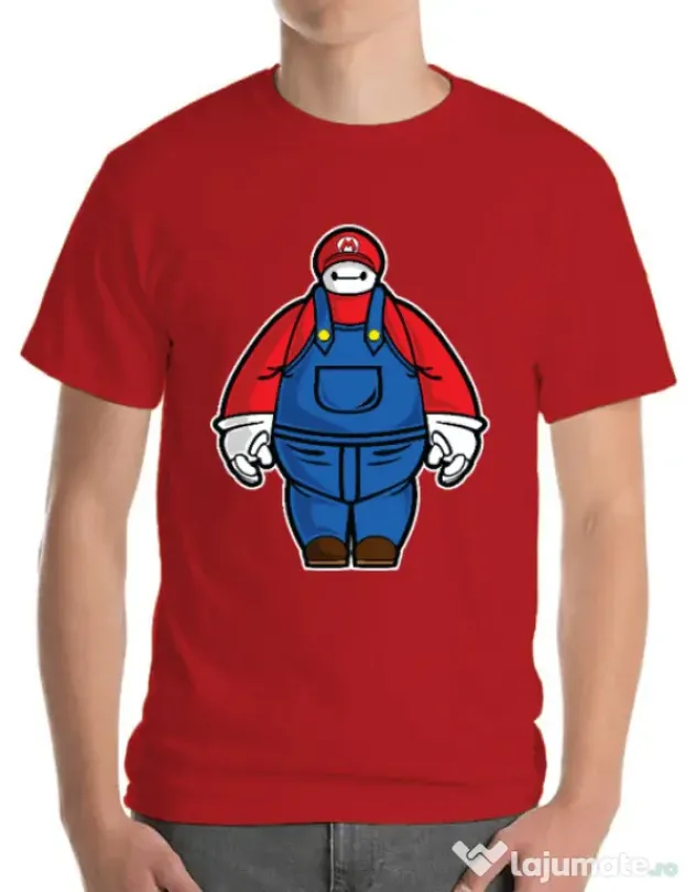 Tricou ADLER barbat Baymario Rosu