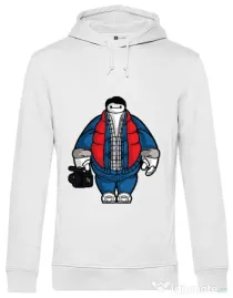 Hoodie barbat cu gluga Baymarty Alb