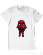 Tricou ADLER barbat Deadtrooper Alb