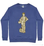 Bluza ADLER barbat Street C3PO Albastru melanj
