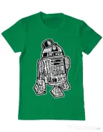 Tricou ADLER barbat Street R2D2 Verde mediu