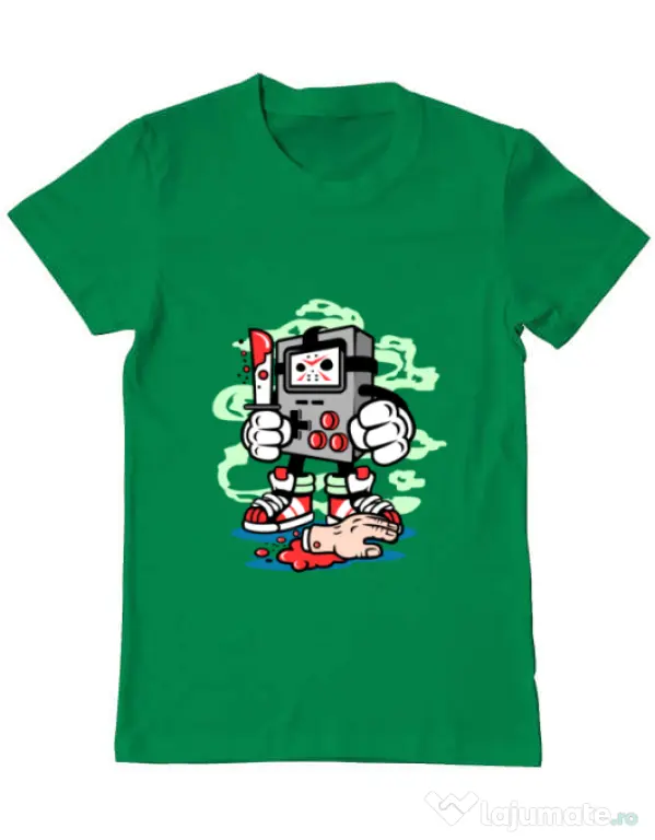 Tricou ADLER barbat Gamers Killer Verde mediu