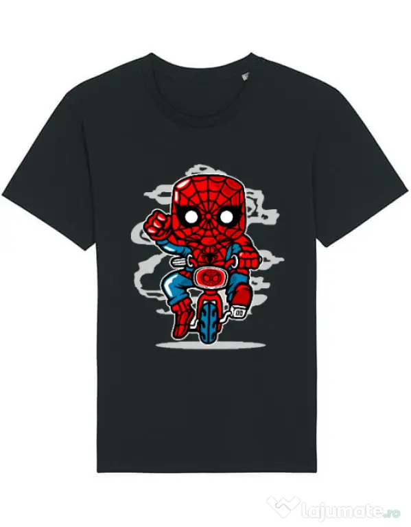 Tricou STANLEY STELLA barbat Spidey Minibike Negru
