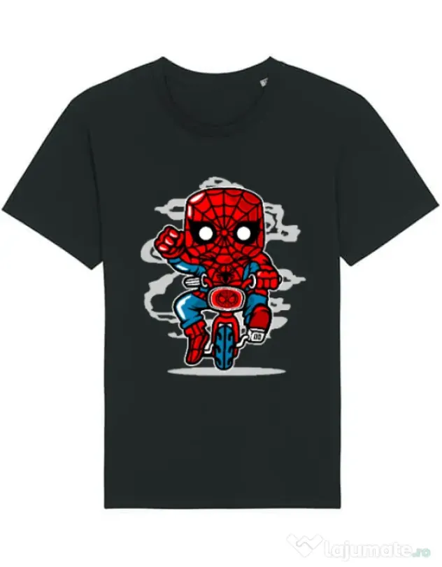 Tricou STANLEY STELLA barbat Spidey Minibike Negru