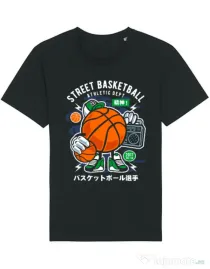 Tricou STANLEY STELLA barbat Street Basketball Negru