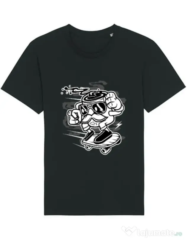 Tricou STANLEY STELLA barbat Mr Coffee Negru