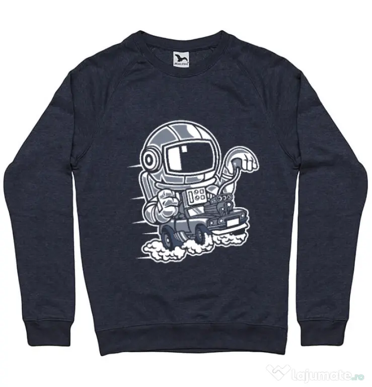 Bluza ADLER barbat Space Racer Denim inchis