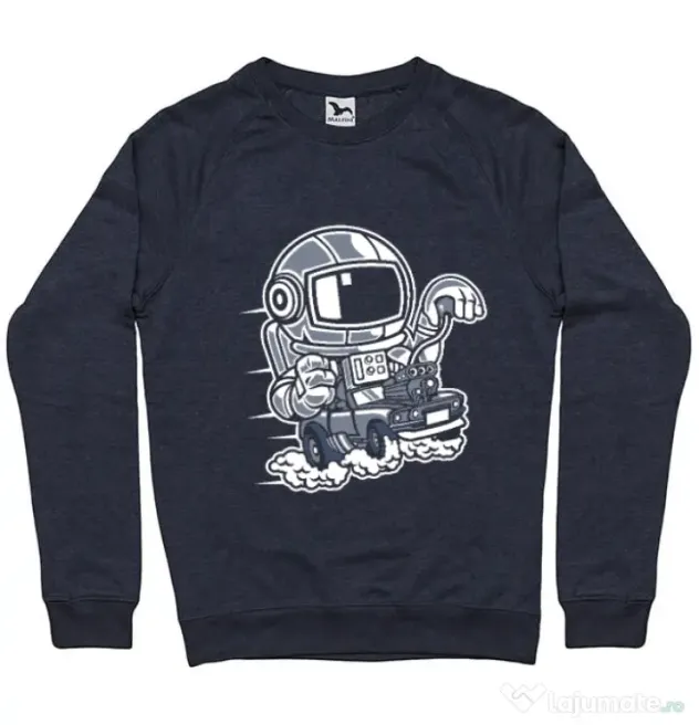 Bluza ADLER barbat Space Racer Denim inchis