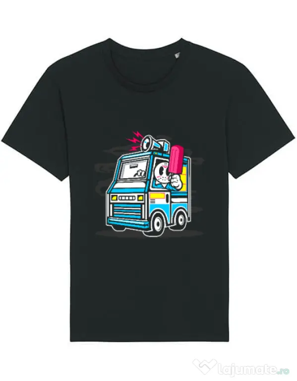 Tricou STANLEY STELLA barbat Ice Cream Truck Negru