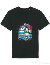 Tricou STANLEY STELLA barbat Ice Cream Truck Negru