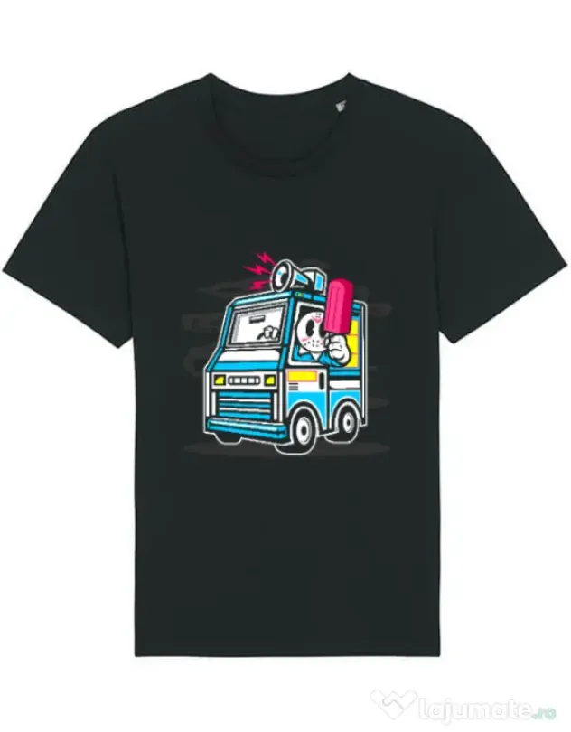 Tricou STANLEY STELLA barbat Ice Cream Truck Negru