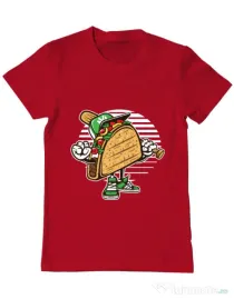 Tricou ADLER barbat Taco Rosu
