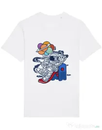 Tricou STANLEY STELLA barbat Space Slider Alb