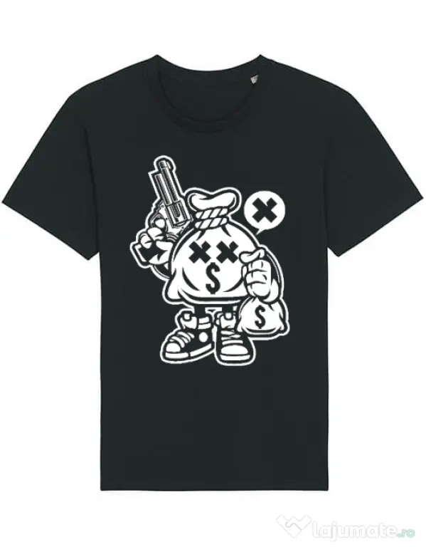Tricou STANLEY STELLA barbat Money Takers Negru